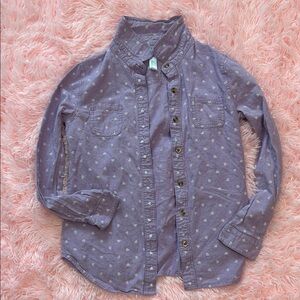 Cherokee Purple Button Down Shirt for Kids